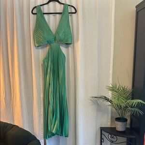 Abercrombie & Fitch Teal Backless Dress